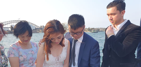 Marriage Registry Office, Water Taxi, Wedding on Sydney Harbour