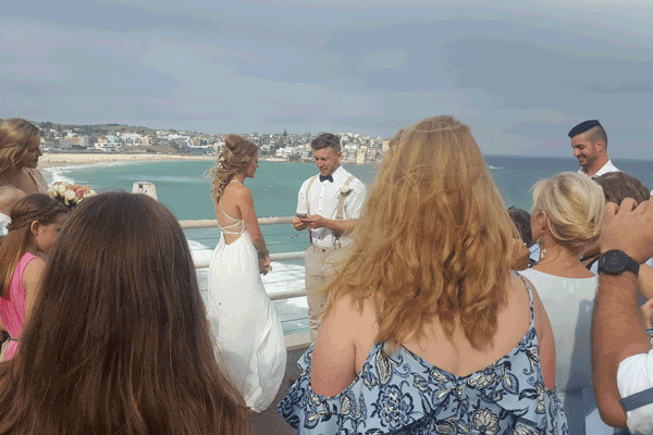 Bondi Beach wedding venue. Marriage Celebrant Bondi