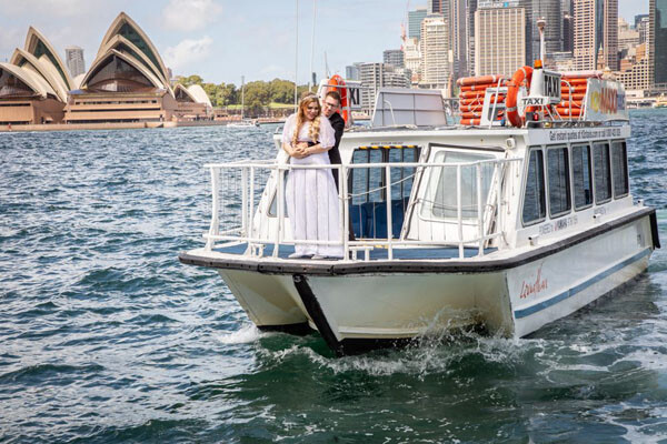 Marriage Registry Office, Water Taxi, Wedding on Sydney Harbour
